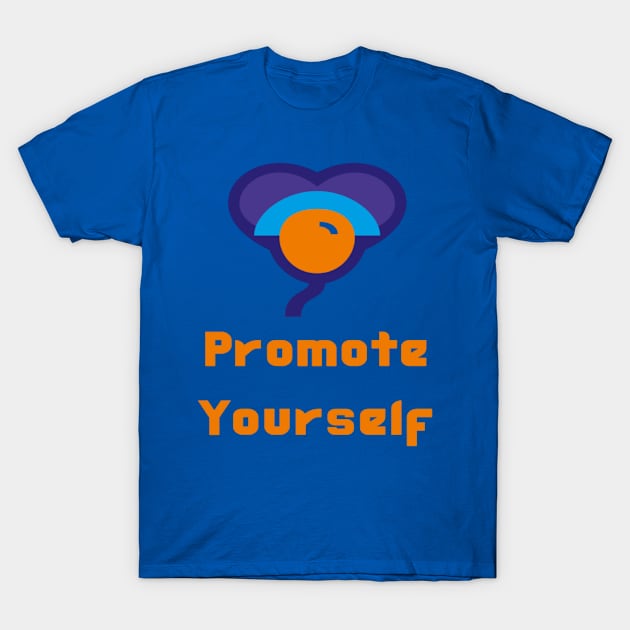 Bharat Parv - Promote Yourself - 2 lines T-Shirt by Bharat Parv